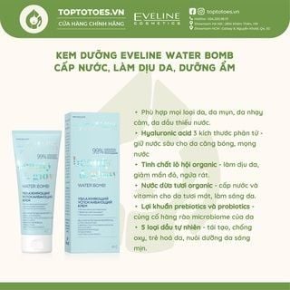 Kem dưỡng Eveline Beauty & Glow Water Bomb! 75ml