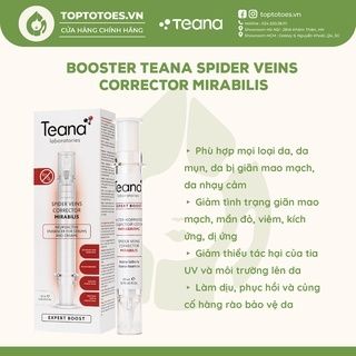 Tinh chất tăng cường Teana Booster Spider Veins Corrector Mirabilis
