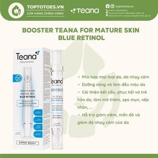 Tinh chất tăng cường Teana Booster For Mature Skin Blue Retinol
