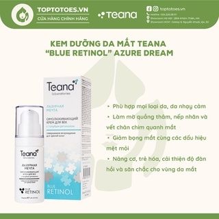Kem dưỡng vùng mắt Teana Rejuvenating Eye Cream Azure Dream với Blue Retinol