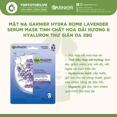 Mặt nạ giấy Garnier Serum Mask 28g