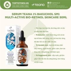Serum Teana 1% Bakuchiol SM1 Super Molecules Multi-Active Bio-Retinol Skin Care