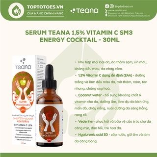 Serum Teana 1,5% Vitamin C SM3 Super Molecules Energy Cocktail