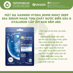Mặt nạ giấy Garnier Serum Mask 28g