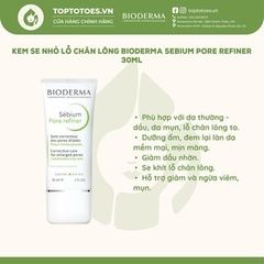 Kem dưỡng Bioderma Sebium Pore Refiner