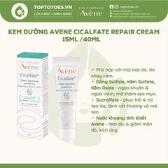 Kem dưỡng Avene Cicalfate+ Repair Cream