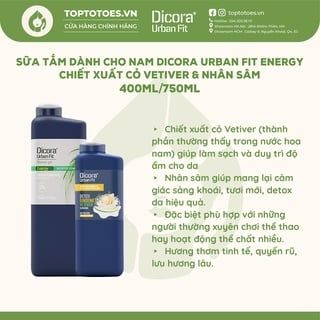 Sữa tắm Dicora Urban Fit Shower Gel