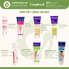 Kem tẩy lông Velvet