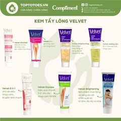 Kem tẩy lông Velvet