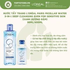 Nước tẩy trang L'Oréal Paris Micellar Water 3-in-1