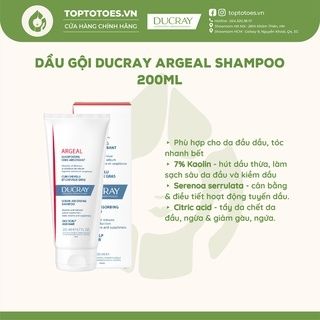 Dầu gội Ducray Argeal Shampoo 200ml