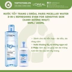 Nước tẩy trang L'Oréal Paris Micellar Water 3-in-1