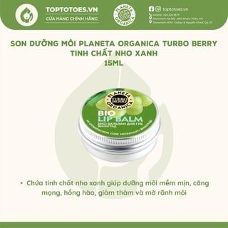 Son dưỡng dạng hũ Planeta Organica Turbo Berry