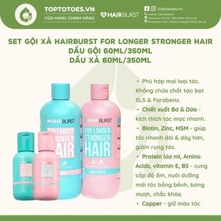 Set Gội Xả Hairburst