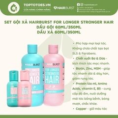 Set Gội Xả Hairburst