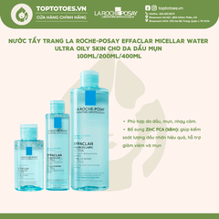 Nước tẩy trang La Roche-Posay Micellar Water Ultra