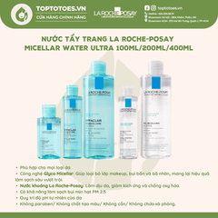 Nước tẩy trang La Roche-Posay Micellar Water Ultra