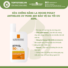 Sữa chống nắng La Roche-Posay Anthelios UV Mune 400 50ml