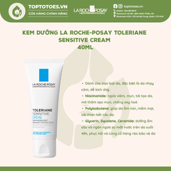 Kem dưỡng ẩm La Roche-Posay Toleriane Sensitive Crème 40ml