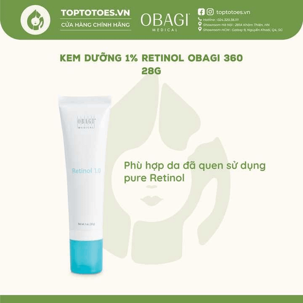 Kem dưỡng OBAGI 360 Retinol 1% 28g