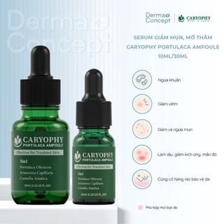 Serum Caryophy Portulaca Ampoule giảm mụn, mờ thâm