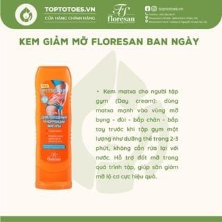 Kem giảm mỡ và Tẩy da chết muối nóng Floresan