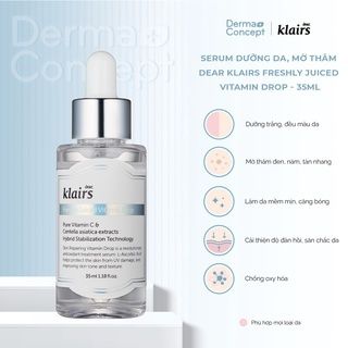 Tinh chất dưỡng da Dear, Klairs Freshly Juiced Vitamin Drop 35ml