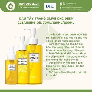 Dầu tẩy trang Olive DHC Deep Cleansing Oil