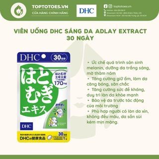 Viên uống DHC sáng da - Gói 30 ngày