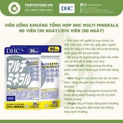 Viên uống khoáng tổng hợp DHC Multi Minerals