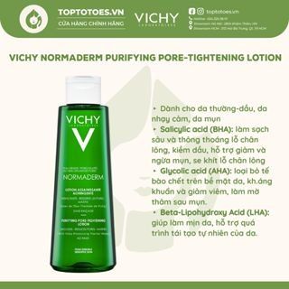Toner Vichy Normaderm Purifying Pore-Tightening Lotion 200ml