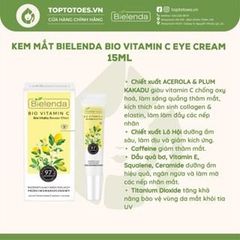Kem mắt Bielenda Bio Vitamin C Eye Cream 15ml