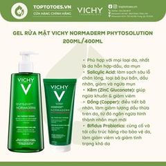 Gel rửa mặt Vichy Normaderm Phytosolution