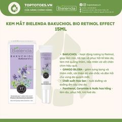 Kem mắt Bielenda Bakuchiol Bio Retinol Effect 15ml
