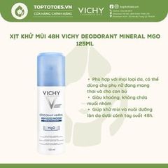 Lăn/Xịt khử mùi Vichy
