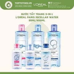 Nước tẩy trang L'Oréal Paris Micellar Water 3-in-1