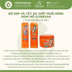 Kem giảm mỡ và Tẩy da chết muối nóng Floresan