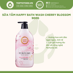Sữa Tắm Happy Bath Perfume Body Wash 900g - Cherry Blossom