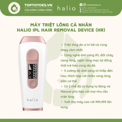 Máy triệt lông cá nhân Halio IPL Hair Removal Device