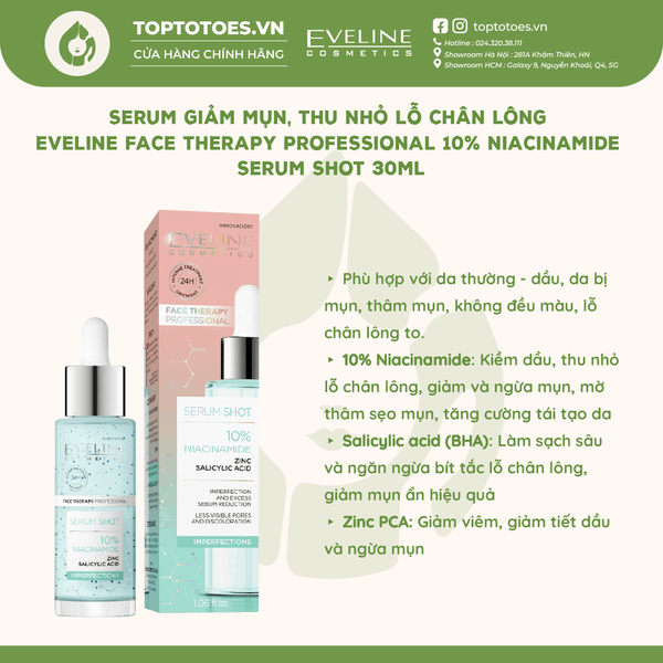 Serum Eveline 10% Niacinamide Face Therapy 30ml