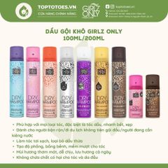 Dầu gội khô Girlz Only Dry Shampoo - For Brunettes 100ml