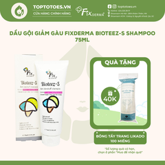 Dầu gội đầu ngăn ngừa và giảm gàu Fixderma Bioteez- s Shampoo 75g