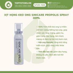 Xịt họng keo ong Sinicare Propolis Spray 30ml