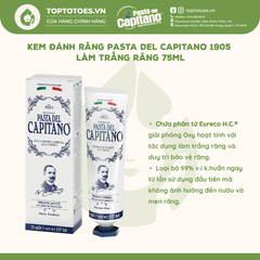 Kem đánh răng Capitano 1905 75ml - Whitening (Làm trắng răng)