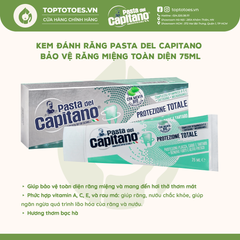 Kem đánh răng Pasta del Capitano 75ml - Bảo vệ toàn diện