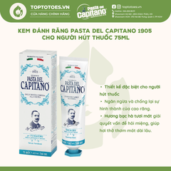 Kem đánh răng Capitano 1905 75ml - Smoker (Dành cho người hút thuốc)