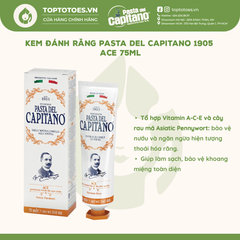 Kem đánh răng Capitano 1905 75ml - ACE (Bảo vệ toàn diện)