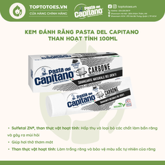 Kem đánh răng Pasta del Capitano 100ml - Than hoạt tính