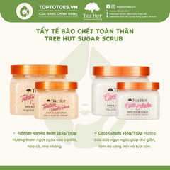 Tẩy da chết cơ thể Tree Hut Shea Sugar Scrub 255g - Tahitian Vanilla Bean