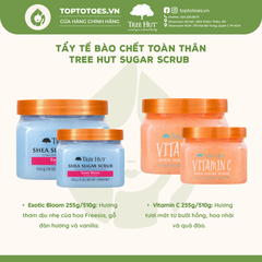 Tẩy da chết cơ thể Tree Hut Shea Sugar Scrub 510g - Vitamin C